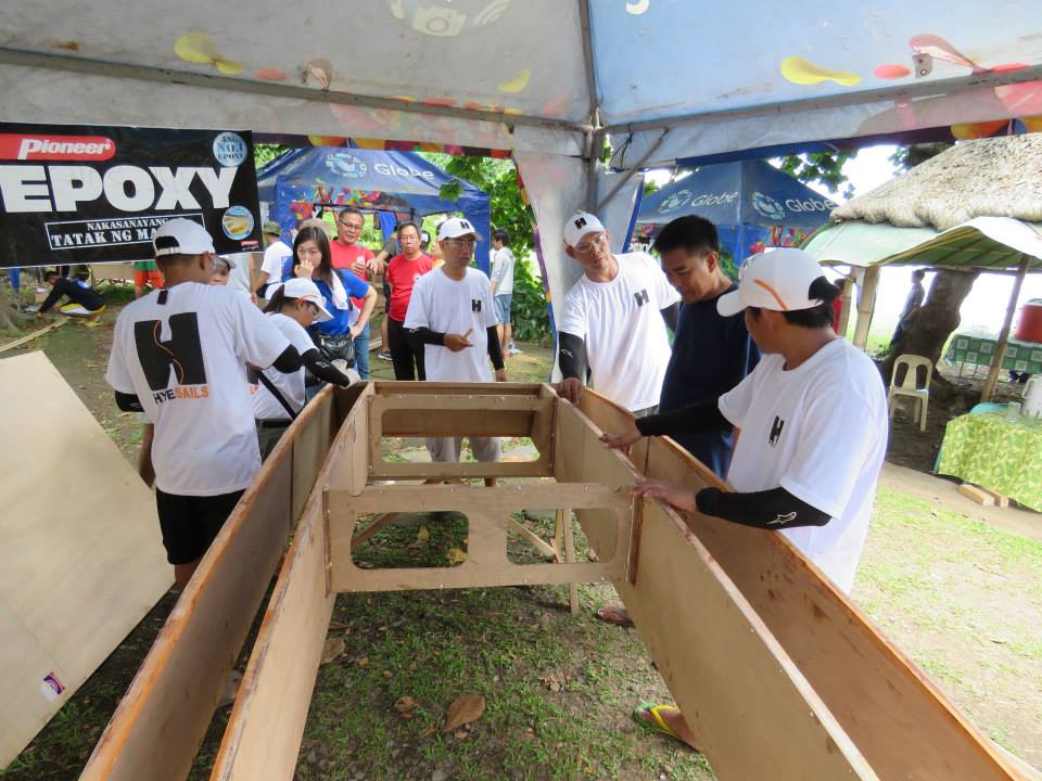 Starting an Oz Goose sailboat build in the Philippines. Instructional videos available