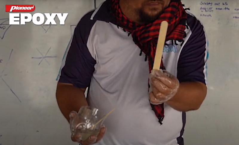 Correctly setting up for boatbuilding with epoxy in the Philippines