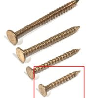 Bronze ring nails for boat building